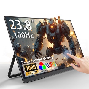 Moniteur <span class=keywords><strong>portable</strong></span> tactile LCD LED 23,8 pouces FHD 120Hz 5ms de temps de réponse, écran étendu pour jeux mobiles, streaming en direct, IPS <span class=keywords><strong>Type</strong></span>-<span class=keywords><strong>C</strong></span> - Product Image 1