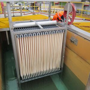 Módulo de Biorreactor de Membrana Tipo Cortina de Seguridad, 300m3/d, Componente MBR de PVDF para la Industria Alimentaria - Product Image 6