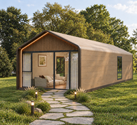 Maison préfabriquée de luxe de 20 pieds, structure en acier modulaire, maison miniature moderne pour habitation