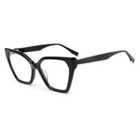 Nouvelles montures de lunettes optiques de style œil de chat pour femmes, montures en acétate de qualité supérieure vintage, vente en gros
