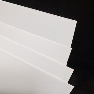 White Matte <b>PVC</b> Sheet Flame Retardant Insulating Plastic Sheet Light Blocking Rigid <b>Board</b> Custom Printing Die Cutting - Product Image 1