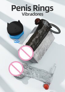 Anillo Vibrador para Pene con Control Remoto Recargable por USB, Reutilizable, para Hombres - Product Image 5