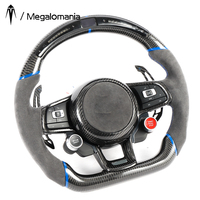 Volant de voiture LED en fibre de carbone véritable durable pour VW Golf Mk7 GTI Golf R GTS GTD CC Polo GTE GLI Passat Scirocco