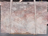 Dalle de marbre rose quatre saisons, plan de travail en pierre naturelle pour bureau, salle de bain et salon