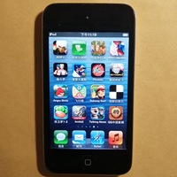 Reproductor MP3 Touch4 de Segunda Mano con Batería Nueva, Carcasa Trasera Reparada, Apariencia 90% Nueva, Memoria Completa, Venta al Por Mayor.