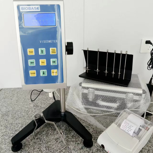 BIOBASE Digital Viscometer 80~40M Temperature Probe Portable Digital Lab Viscosimetro