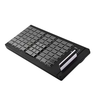 Quente! China usb mini pos teclado programável com MSR--KB66M