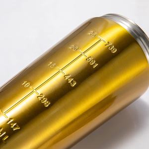 Botella coctelera deportiva para fitness, mezclador de agua de proteína para gimnasio, de acero inoxidable, color personalizado, 500ml - Product Image 4