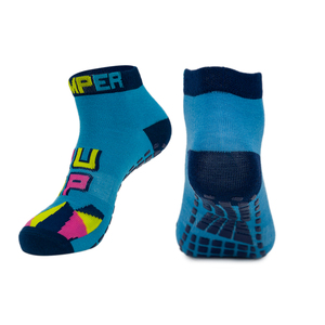 Chaussettes de <span class=keywords><strong>trampoline</strong></span> pour enfants, chaussettes antidérapantes pour le sol, chaussettes de sport respirantes antidérapantes pour parc de rebond - Product Image 3