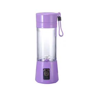 Mini portable plastic container hand usb portable blender juicer bottle mixer