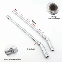 Ensemble d'outils de réparation de voiture à joint universel magnétique flexible de 3/8 "adaptateur de clé à douille de bougie d'allumage 14mm1 6mm