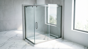 <span class=keywords><strong>Cabina</strong></span> <span class=keywords><strong>Doccia</strong></span> di Lusso Senza Telaio con Illuminazione LED Personalizzabile e <span class=keywords><strong>Soffione</strong></span> a Pioggia per Bagni di Hotel di Alta Gamma - Product Image 2