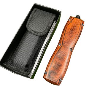 Couteau de poche tactique compact pour camping en extérieur, lame en acier rapide à pointe lance, avec bouton de déverrouillage, robuste, OEM - Product Image 4