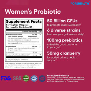 Probiotika für Frauen zur Unterstützung der vaginalen und urinärer Gesundheit, ultimatives Nahrungsergänzungsmittel, 10-800 Milliarden KBE/g Tabletten/Pulver/Kapseln, GMP-zertifiziert - Product Image 4