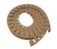 Protection d'angle en papier pour cargaison / Protection d'angle en carton ondulé dentelé