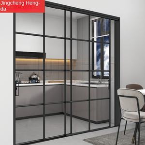 انزلاق قوس الحديد القديم القديم من سبائك الألومنيوم الداخلية الحديثة بتصميم بسيط فرنسي مربع مزدوج - Product Image 4