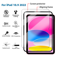 Protection d'écran en verre trempé ultra-fin 0,2 mm 9H+ de qualité supérieure pour iPad A16/iPad 10 10,9 pouces Protection d'écran Saver-Clear