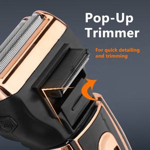 WAIKIL Nouveau <span class=keywords><strong>rasoir</strong></span> électrique rechargeable 3 en 1 multi-cinétique, kit de toilettage, tondeuse à poils de <span class=keywords><strong>nez</strong></span>, <span class=keywords><strong>meilleur</strong></span> ensemble de tondeuses à cheveux - Product Image 4