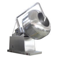 Nouvelle machine à polir et à enrober au chocolat et au sucre de 2000 mm de diamètre, haute productivité, 1000 kg/lot, pour noix et lait