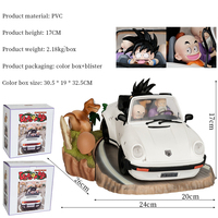 Haute qualité 17CM Anime Action Figure Statue Anime Personnage Dragon Balls Porsches Goku Colin Master Roshi DBZ Anime Figure
