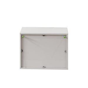 Armoire murale moderne avec tiroirs et étagère ouverte, design sculpté, anti-basculement, DIY, pour rangement de chambre - Product Image 5