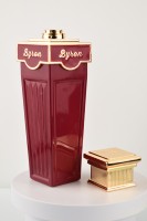 Vente en gros directe – Bouteille de parfum en verre Byron imprimée, de haute qualité, tendance, sophistiquée et haut de gamme