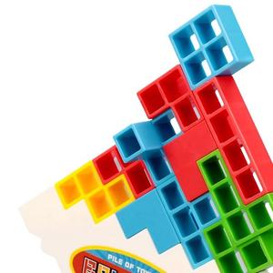 Jeu de construction russe, empilage, construction d'un édifice, puzzle d'équilibre, assemblage de briques, jouets éducatifs pour garçons et enfants - Product Image 3