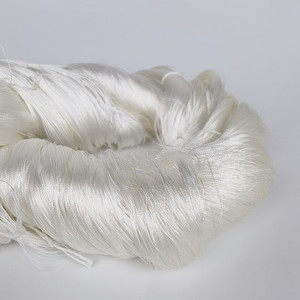 Fil à coudre en rayonne Sunray de haute qualité 150D/3, écologique, torsadé, 500/450, viscose, soie, fil en écheveaux, blanc brut, motif - Product Image 4