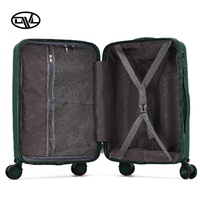 Sac à roulettes de luxe de grande capacité Ensembles de bagages de voyage 6 pièces avec roues pivotantes détachables Fermeture à glissière Ensembles PP Koffer bon marché