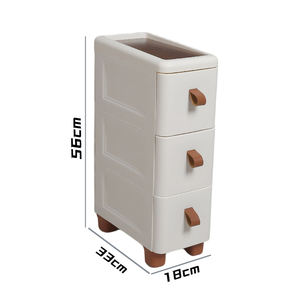 Boîte de rangement en plastique <span class=keywords><strong>à</strong></span> 3 niveaux de 18 pouces, type tiroir, commode pour la maison, armoire de rangement murale - Product Image 1