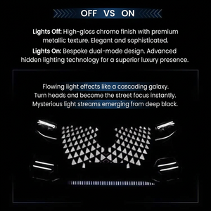 Kit Carrosserie Luxe Style Jin Shang Tian Hua pour Mercedes W447 <span class=keywords><strong>Vito</strong></span> V-Class : <span class=keywords><strong>Capot</strong></span> en Acier + Pare-chocs en PP + Calandre LED Intelligente – Amélioration Personnalisée - Product Image 4