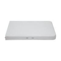 Mobilier d'extérieur robuste en vente chaude Salle à manger Restaurant Banquet Fête de mariage Randonnée Pique-nique Table pliante en plastique blanc