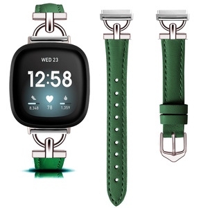 Bracelet de montre en cuir mince pour femme pour bracelet <span class=keywords><strong>Fitbit</strong></span> <span class=keywords><strong>Versa</strong></span> <span class=keywords><strong>3</strong></span> <span class=keywords><strong>Versa</strong></span> 4 - Product Image 6