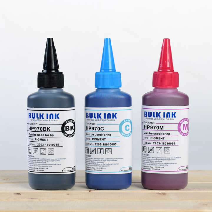 Refill Ink for Epson / HP / Canon / Brother (CYMK) Sublimation Dye Pigment Ink