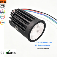 Projecteur LED intelligent RGBW 24V Factory Benory, contrôle PWM Loxone Tuya DMX512 DALI, dimmable, module MR16 GU10 8W CE ROHS, downlight
