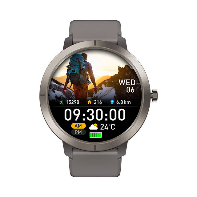 2026 Hotsale 1.32inch Amoled Screen GPS Smart Watch DM76 Women Outdoor Sports Smartwatch with 5ATM Waterproof Compass