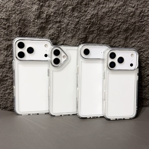 Anillo electrochapado compatible con la funda del teléfono Apple 17 Pro Max para iPhone 17, marco transparente, 17 Air, diseño hueco, simple y moderno - Product Image 4