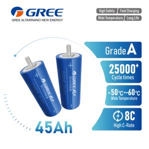 แบตเตอรี่ลิเธียมไททาเนต (LTO) 45Ah - ทนอุณหภูมิสูงถึง 8 องศาเซลเซียส ชาร์จเร็ว ปลอดภัยสูง อายุการใช้งานยาวนาน แบตเตอรี่ยี่ห้อ Yinlong สำหรับระบบ BESS - Product Image 1