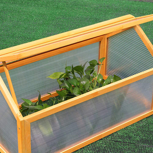 Serres de jardinage en bois, <span class=keywords><strong>mini</strong></span>-<span class=keywords><strong>serre</strong></span>, <span class=keywords><strong>serre</strong></span> <span class=keywords><strong>transparente</strong></span> pour la protection des plantes - Product Image 3