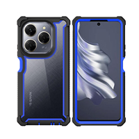 Honatop 360 Color Linings Fundas Para Celular Protectora Golpes Forro case Cover pour Tecno Spark 10PRO 20 PRO Plus 30C 40/50 4G