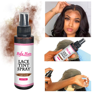 Mousse teintée imperméable 100 ml pour perruques, teinture brune, marque privée, stick correcteur de nœuds, spray pour dentelle - Product Image 2