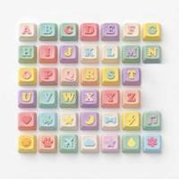 Customizable 3D Printed Keycap Keychain DIY Custom Letter Name Keyboard Switch Pendant-Mechanical Keycap Clicker