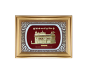 Vente en gros d'usine et personnalisation de divers styles de peintures en feuille d'or de divinités et de Gopindeshwar pour les palais indiens