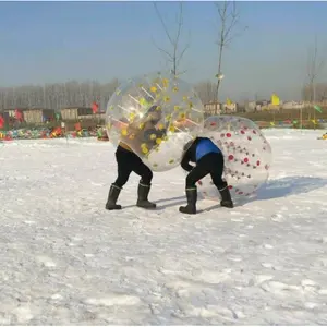 Customized Crazy Soccer Ball Games,Human Bubble Ball,Inflatable Bump Ball Game winter sports