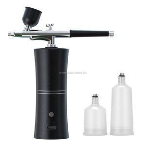 Kit de Aerógrafo Portátil con Compresor Inalámbrico, Carga USB, para Tinte de Cabello, Maquillaje, Pintura DIY, Decoración de Pasteles, Arte de Uñas, Tatuajes, Cuidado de la Piel - Product Image 3