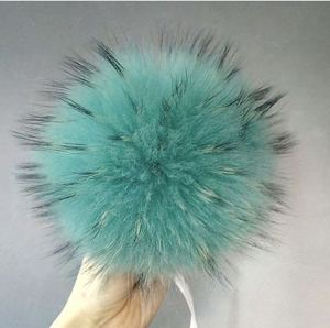 Real <strong>Raccoon</strong> <strong>Fur</strong> Pompom <strong>Balls</strong> 9cm 13cm 15cm Snap Button Winter Beanies Accessory for Garments Real <strong>Rabbit</strong> <strong>Fox</strong> Pelt Material - Product Image 3