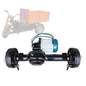 Eje Trasero con Freno de Tambor de Baja Velocidad, Motor CC Sin Escobillas de 120 cm y 1800 W, Bobina de Cobre Puro, Carga de 1 Tonelada, Eléctrico, <span class=keywords><strong>3</strong></span> y 4 Ruedas - Product Image 1