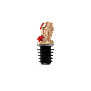 Halloween Cross Coffin Wine Stopper Plastic Vacuum Seal Bottle Cap Creative Gift Freshness Preserver - Product Image 1