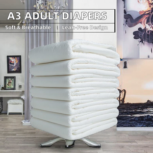 Pañales para Adultos de Buena Calidad Ultra Absorbentes de Fábrica OEM con Película de PE, Pañales para Adultos Impresos - Product Image 2