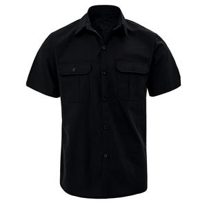 Camisa de Manga Corta para <span class=keywords><strong>Hombre</strong></span>, Nueva Colección de Primavera, de Alta Calidad, Cuello Casual, Doble Bolsillo, Abotonada, Color Liso, Estilo Clásico Retro - Product Image 3